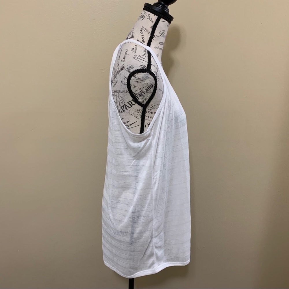 Balance Collection White Active Yoga Tank Top XL - Picture 5 of 10
